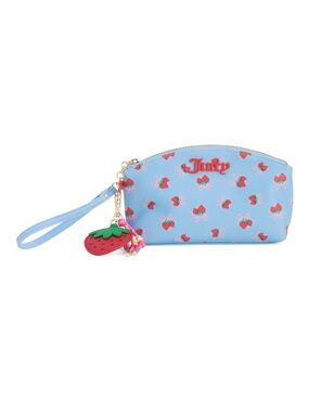 Juicy Couture Light Blue Strawberry Charm Wristlet
